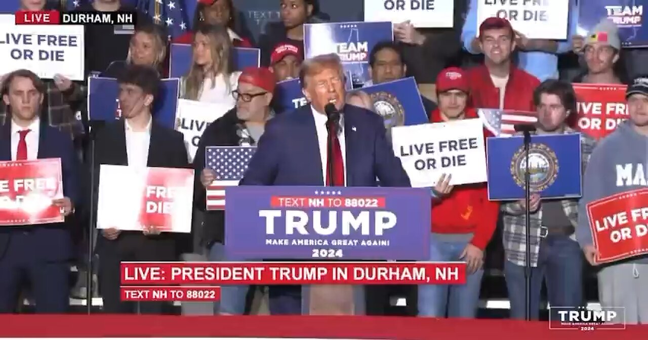 Trump in New Hampshire: “Joe Biden is a low IQ individual