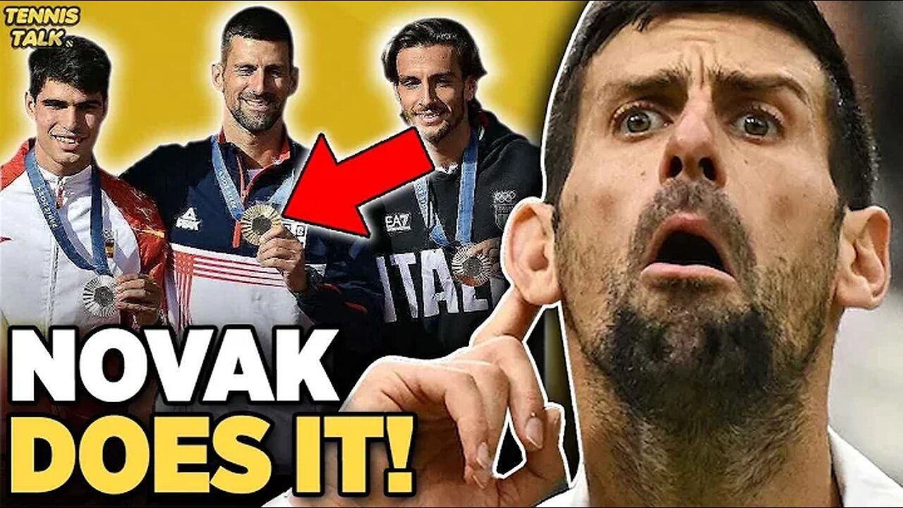 Djokovic Wins Gold Medal at Paris Olympics 2024 | Tennis News