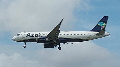 Airbus A320NEO PR-YRO vindo de Campinas para Manaus,Airbus A320NEO coming from Campinas to Manaus