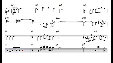 Fools Rush In Rube Bloom 1940 Alto Sax