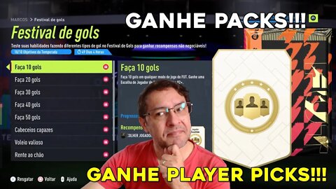 GANHE PACKS E PLAYER PICKS!!! FESTIVAL DE GOLS!!! FIFA OBJECTIVE SPECIALIST! Ep. #30 FIFA 22 - PS5