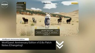 WolfQuest: Anniversary Edition v1.0.8o Patch Notes (Changelog)