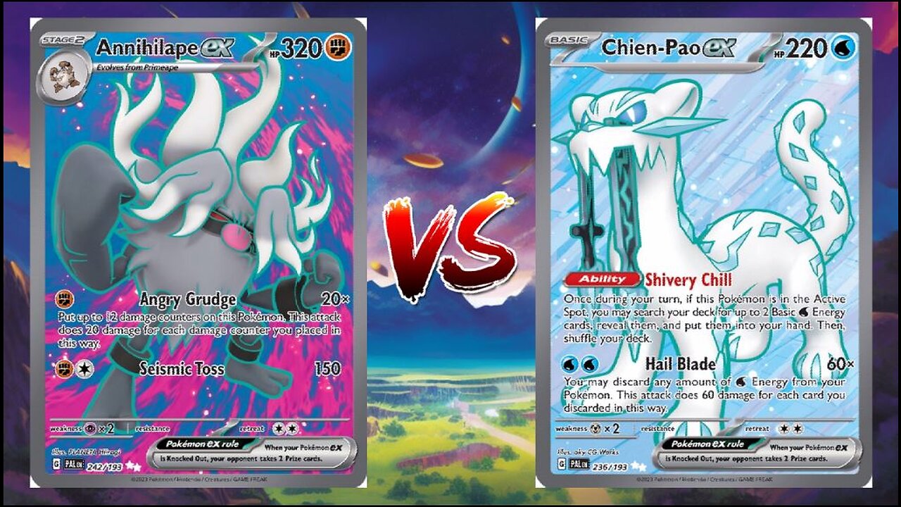 Pokemon TCG Live Annihilape EX VS Chien-Pao EX Palkia VSTAR!!