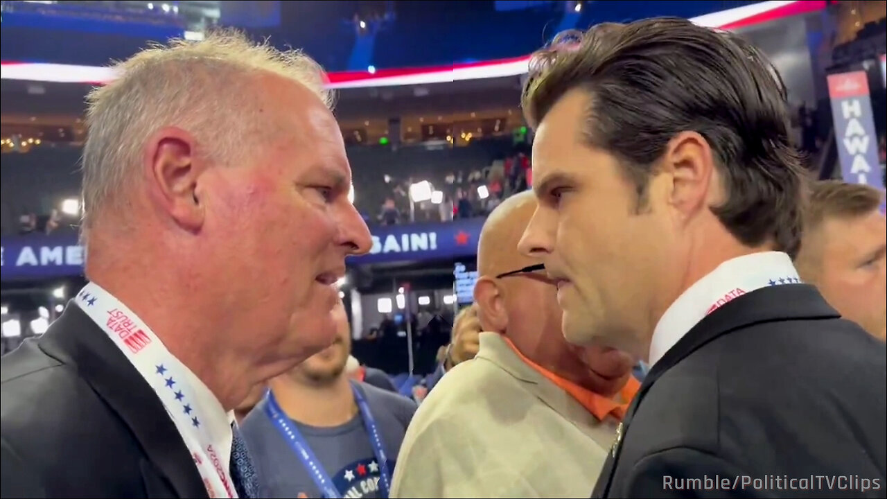 'Shut Up, Gaetz!' Republican Curses Out Matt Gaetz For Crashing Kevin McCarthy Interview At RNC