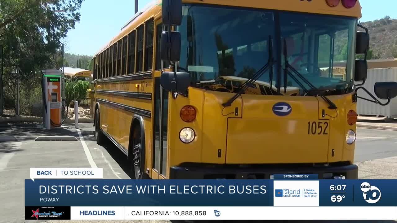 Districts turning to electric buses to save money