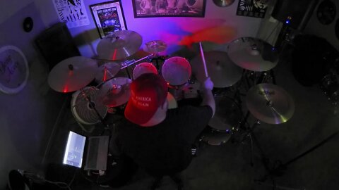 Hit me with your best shot , Pat Benatar Drum Cover By Dan Sharp