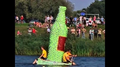 Milk Carton Boat Race