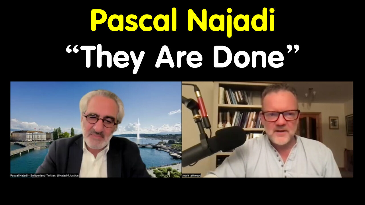 Pascal Najadi Breaking "They Are Done"