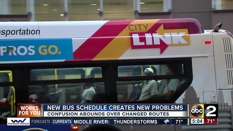 New bus schedule creates new headaches