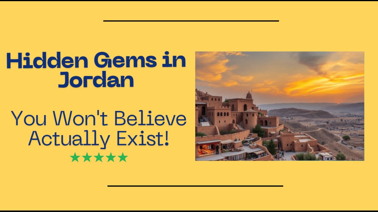 5 Hidden Gems in Jordan You Won't Believe Actually Exist!