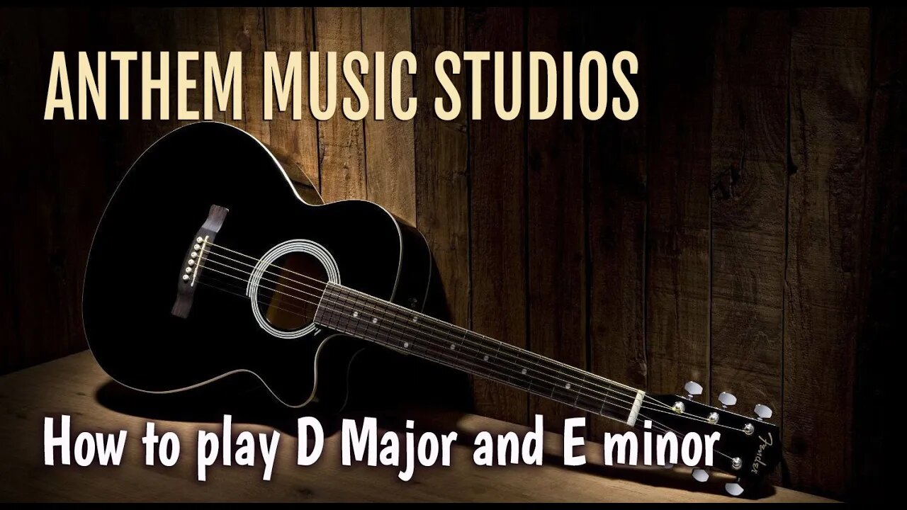 How to play the chords D Major and E Minor