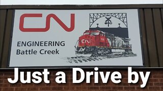 A Drive by the CN Terminal. Battle Creek, Michigan