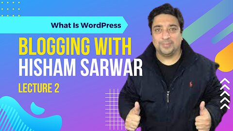 02 How To Install WordPress | with Hisham Sarwar #Blogging #HishamSarwar #Wordpress