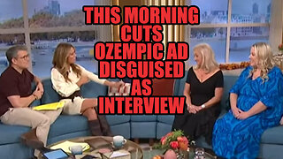 This Morning Pretends To Do An Interview To Sell Ozempic