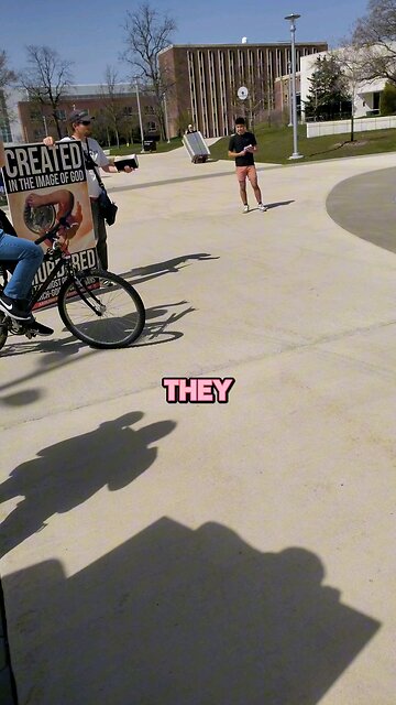 Pro Abortion College Woman At WMU Gives No Valid Points