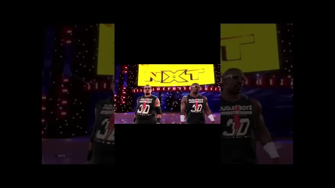 WWE 2k22 The Dudley Boyz Entrance #shorts