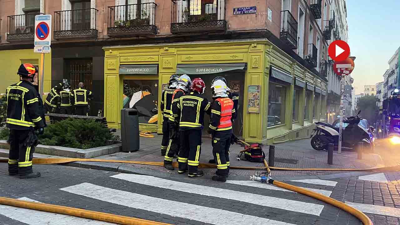 Incendio en un restaurante de Malasaña