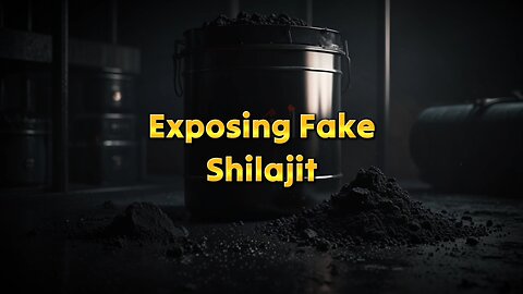 Exposing Fake Shilajit!👇