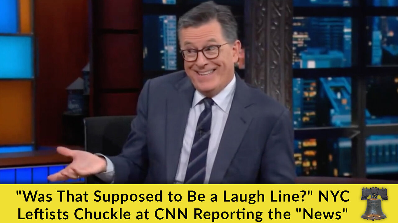 "Was That Supposed to Be a Laugh Line?" NYC Leftists Chuckle at CNN Reporting the "News"