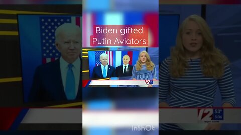 Biden gifted Putin with Aviator glasses 🤓