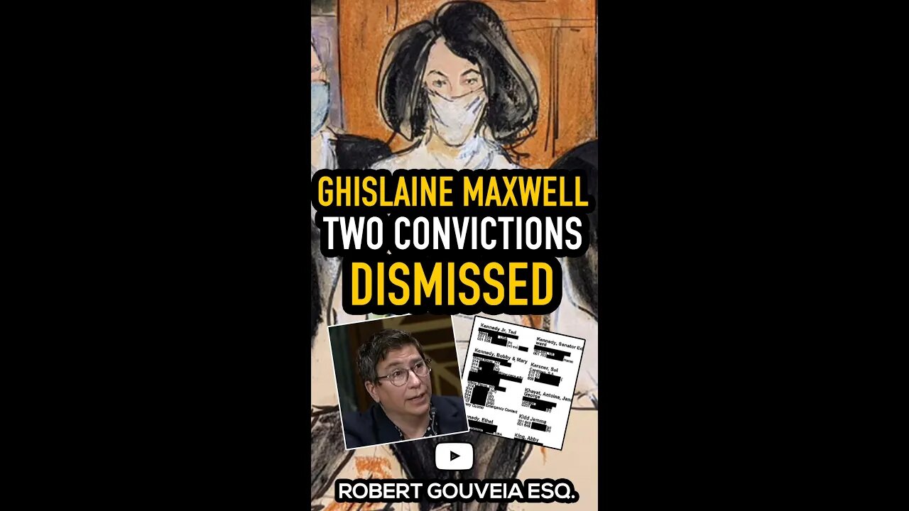 #GhislaineMaxwell Judge DISMISSES Two CONVICTIONS #Epstein #Shorts