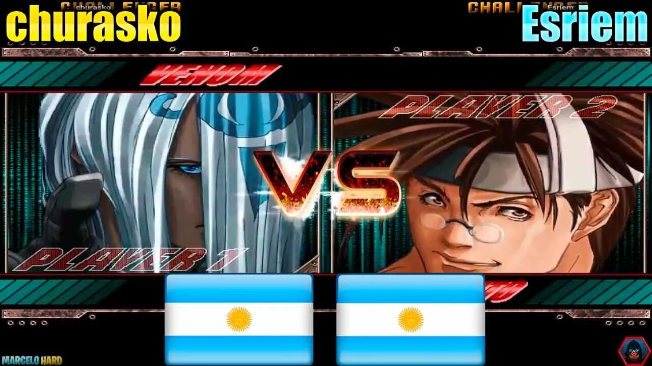 Guilty Gear XX Accent Core (churasko Vs. Esriem) [Argentina Vs. Argentina]