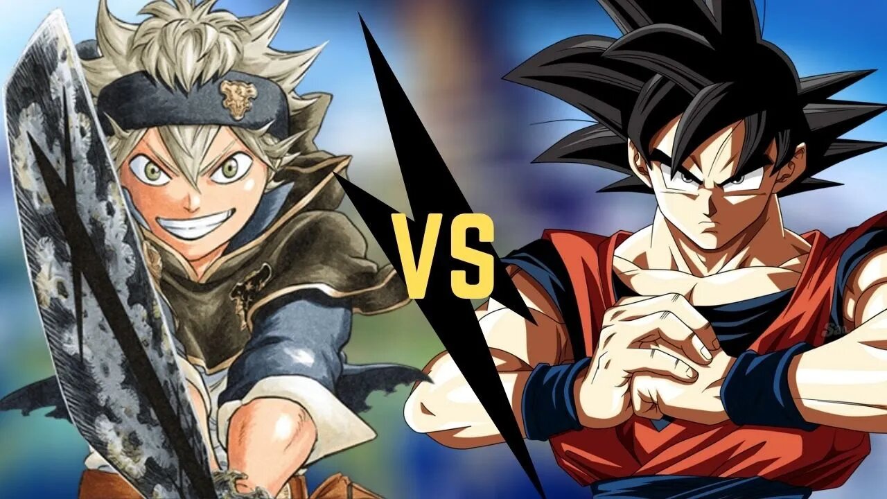 Asta VS Goku | Black Clover VS Dragon Ball | Arcade Anime