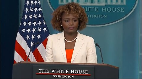 Jean-Pierre DODGES On Why They Hid Hunter Biden's Name On The List Of People On Marine One