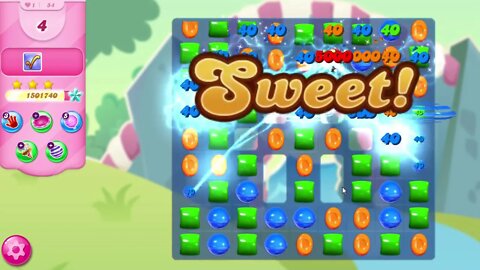 Candy Crush Saga Level 54