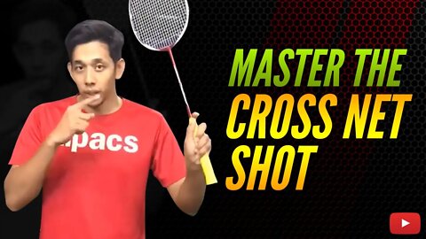 Master the Cross Net Shot - Badminton Lesson from Coach Nik Azfar - Malay with English subtitles.