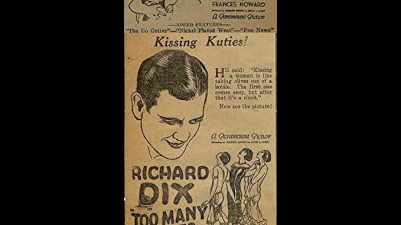 Too Many Kisses (1925) | Directed by Paul Sloane - Full Movie