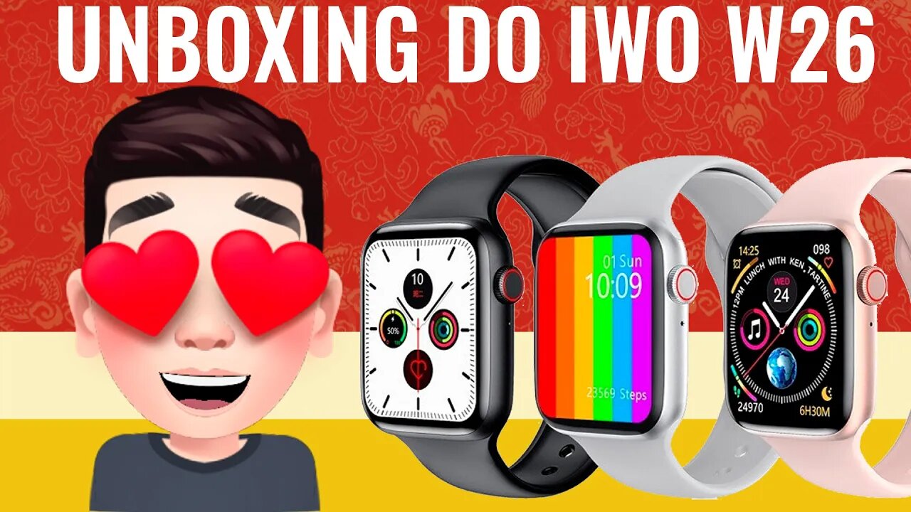 Unboxing e Review SmartWatch IWO W26