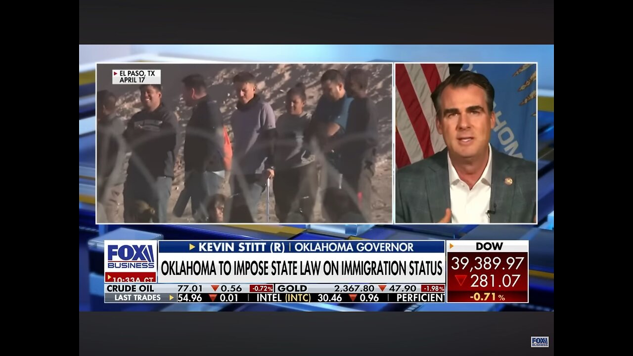 Oklahoma wants to make it a state crime for illegals to live there.