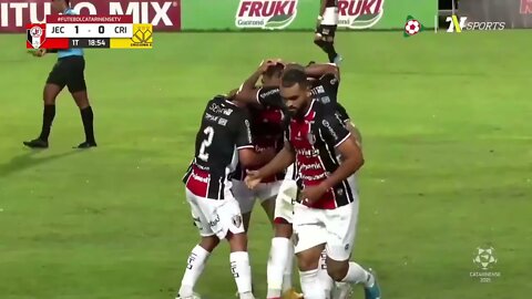 JOINVILLE 1X0 CRICIUMA - JEC CONTINUA NO G4