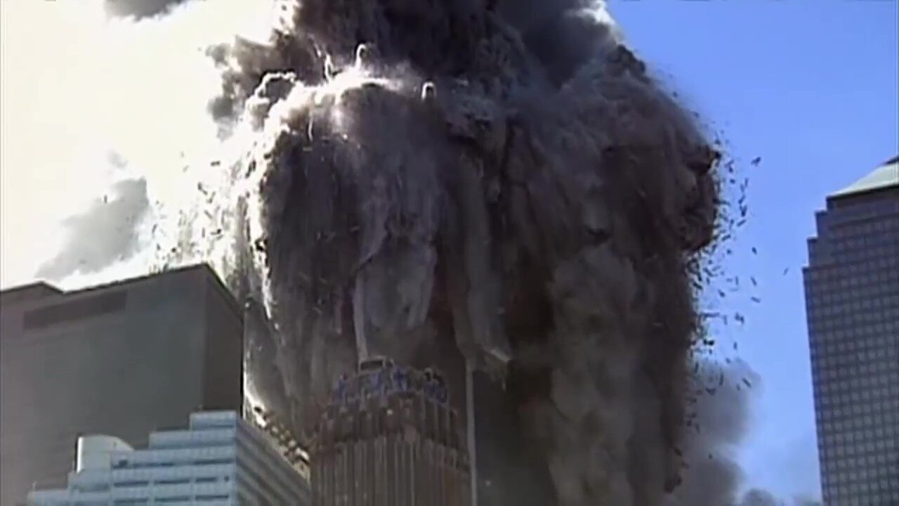 9/11: High Definition Clip of WTC Turning to Dust (Slow Motion)