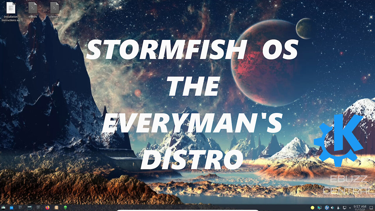 StormFish OS - The Everyman's Distro | KDE Neon Re-Spin