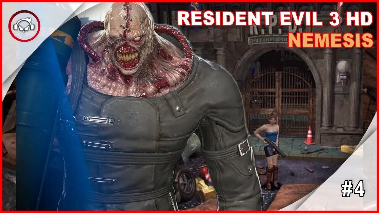 Resident Evil 3 HD Remasterizado Nemesis #4 - Gameplay PT-BR