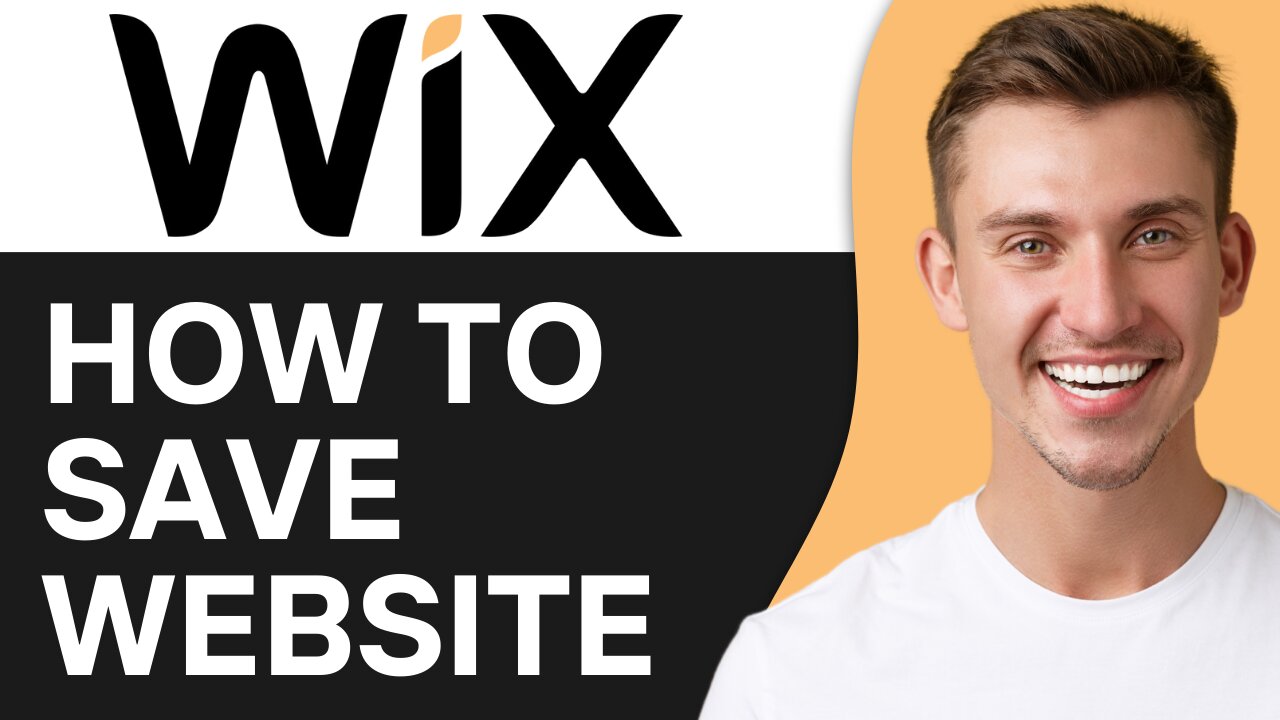 HOW TO SAVE WIX WEBSITE