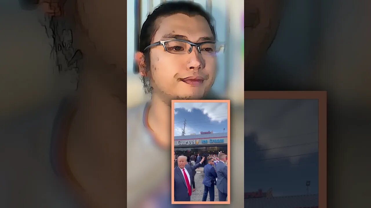 Donald Trump, Warm Welcome at Carvel Ice Cream Shop