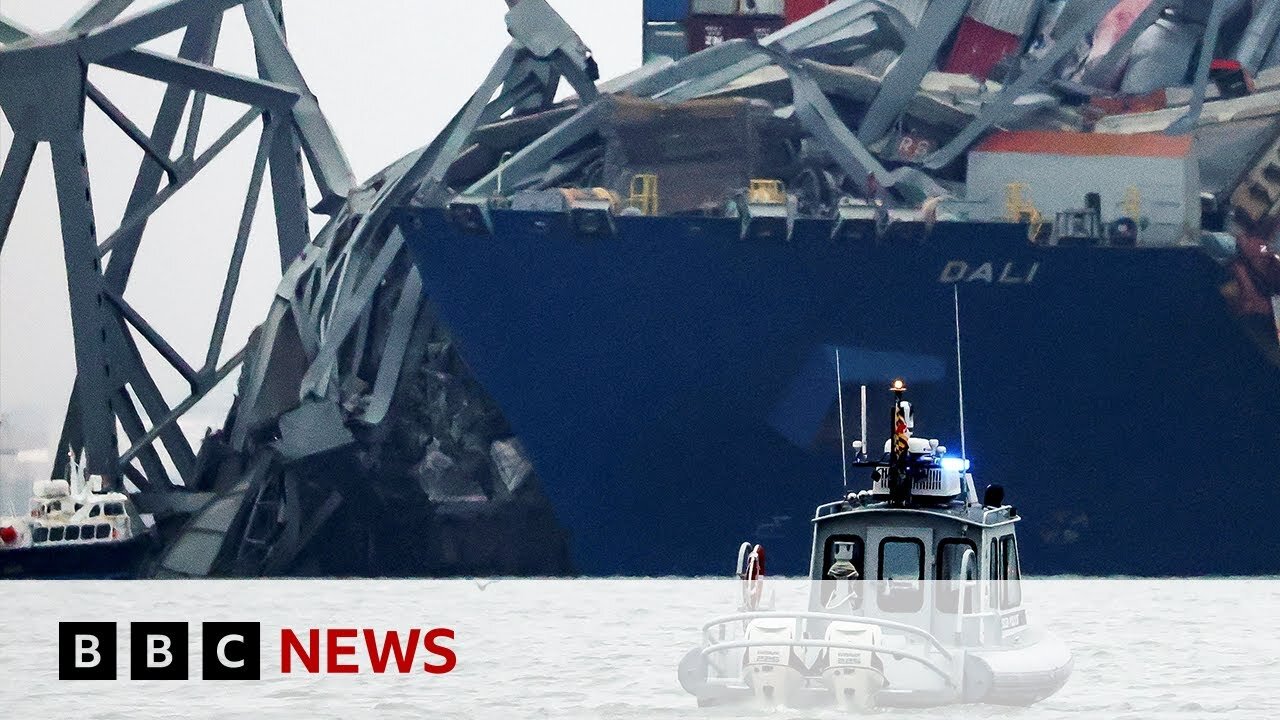 Baltimore bridge_ Data recorder recovered from ship in Baltimore Key Bridge crash I BBC News