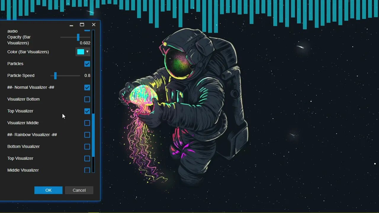 Spaceman Audio responsive