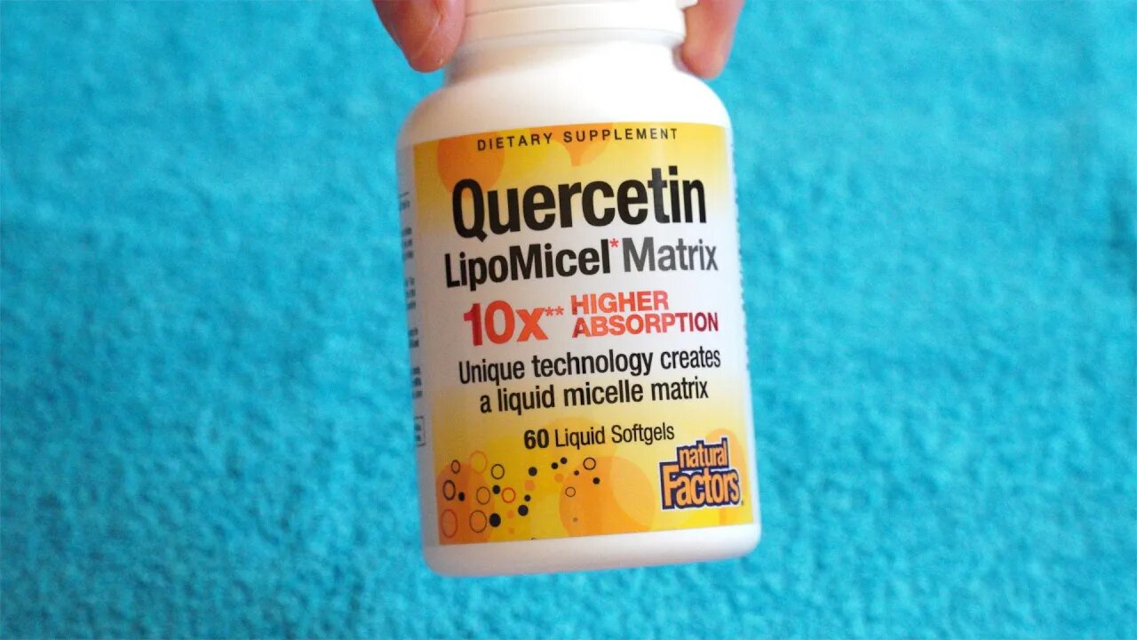 Unboxing Natural Factors Quercetin LipoMicel Matrix - 60 Liquid Softgels