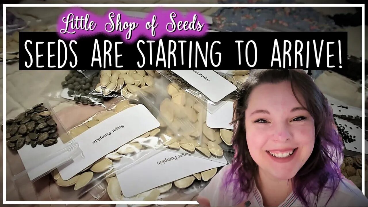 Little Shop of Seeds Haul//Seed Haul//Spring Garden Preparations