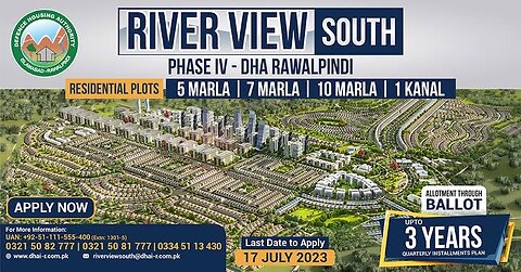 DHA Phase 4 River View South Sector Location | Site Visit | Development Update