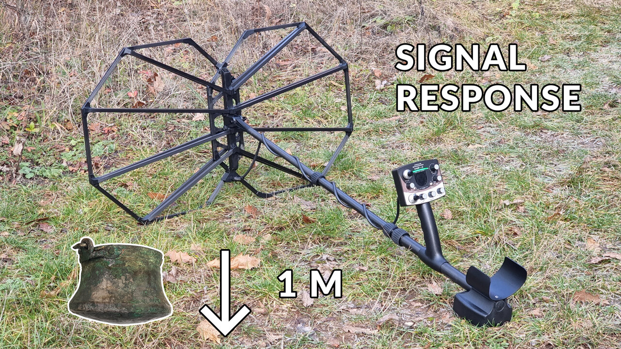 Nexus Standard MP V3 vlf induction balance metal detector underground test.