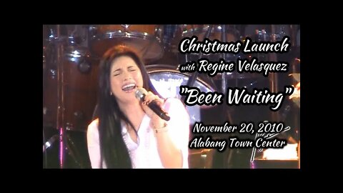 Regine Velasquez - Been Waiting (Alabang Town Center) November 20, 2010