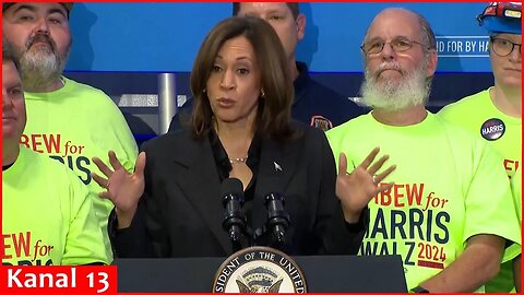 Harris calls Trump an 'existential threat' to American labor in remarks to Wisconsin union leaders