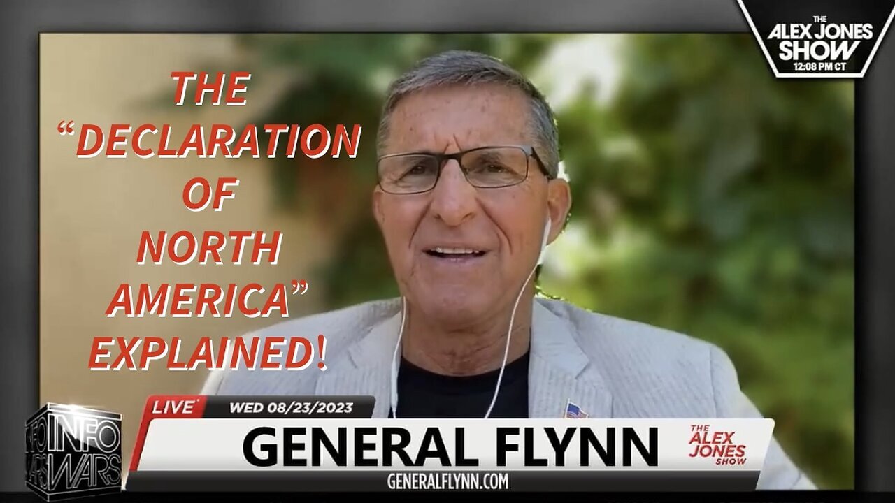 General Michael Flynn Explains Biden’s “Declaration of North America”—the Latest Version of the Illuminati’s North American Union!