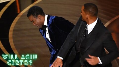 Um cena um tanto quanto inusitado onde o grande e talentoso Will Smith agride o Chris Rock