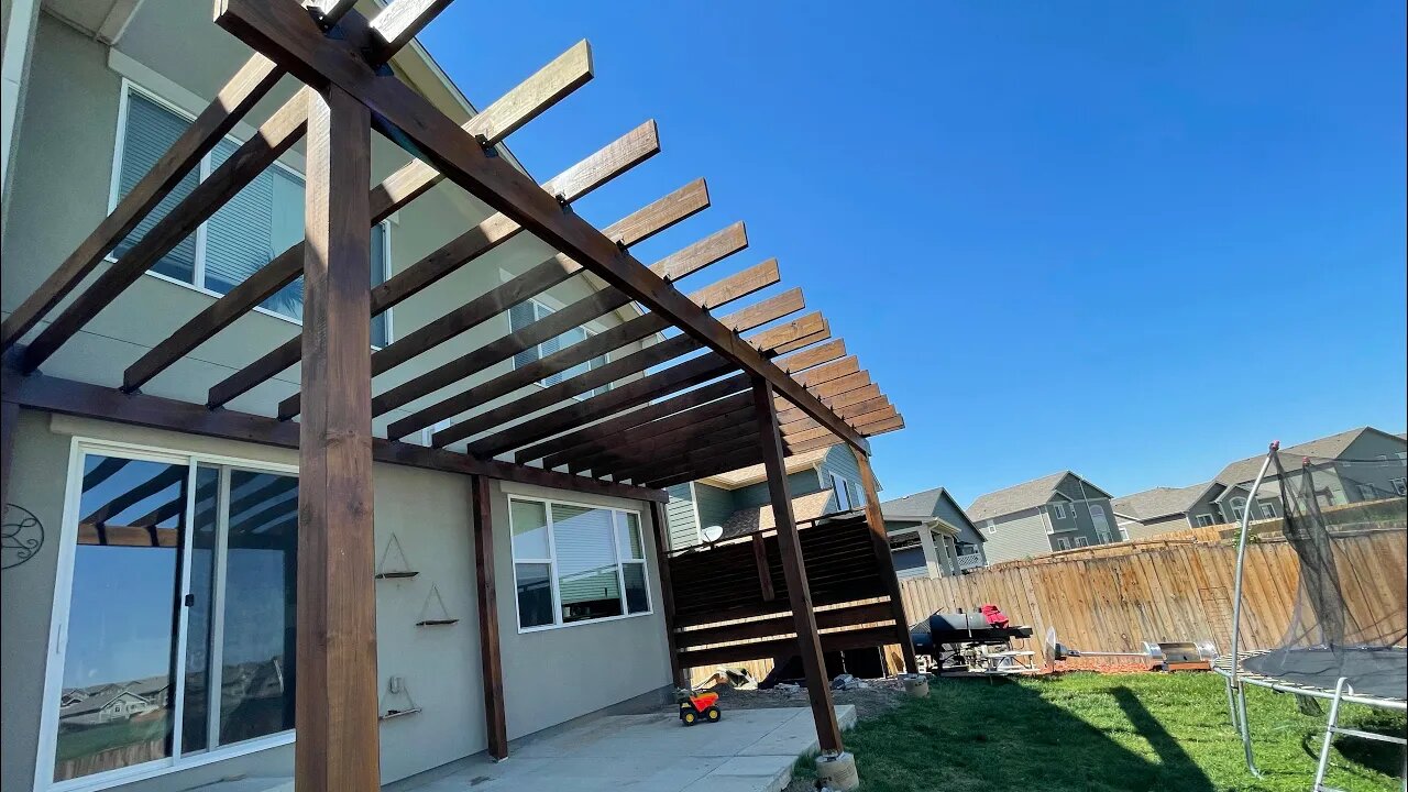 Pergola Tear Down and Rebuild